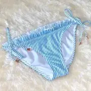 Ted Baker Ruffle Stripe Bikini Bottoms