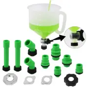SWANLAKE No-Spill Coolant Funnel Kit Spill Proof Funnel Bleeder with Adapters