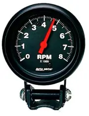 Auto Meter 8000 Rpm Black Tach