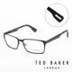 TED BAKER 倫敦 簡約時尚基本款造型平光眼鏡(黑) TB4193001