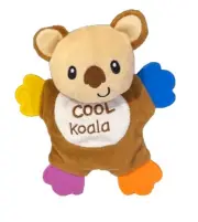 Playtex Baby Koala Doll Teether Plush 8" Cool Koala Brown Bear Crinkle Toy Lovey