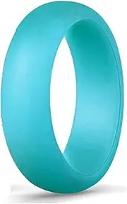 5.7mm Wide Solid Color Silicone Ring Women's Silicone Ring Ring Ring Ring