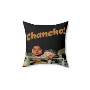Spun Polyester Square Pillow ~Nacho Libre~ Chancho!~