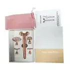 5 in 1 Beauty Bar Massager Electric Vibrating Rose Quartz 3D Facial Jade Roller