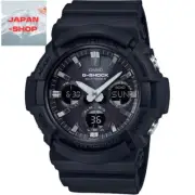 CASIO G-SHOCK GAW-100B-1AJF Black Solar Atomic Radio Analog Digital Men Watch