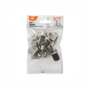 Taskmaster 6mm Pin Nickel Plated Metal Shelf Supports - 12 Pack