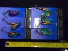 6 brand new Spinner bait fishing lures with Mustad hooks , bulk sale