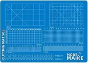 DIY Model Making Cutting Mat High Hardness Glass Pad with Scale 155x110x3MM S08