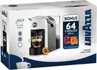 Lavazza A Modo Mio Jolie Coffee Capsule Machine + 64 Pods – Espresso Intenso & D
