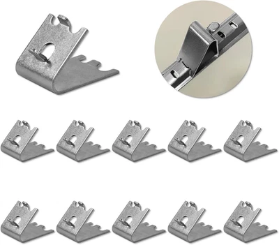 12 Pcs Freezer Shelf Clip, Fridge Cooler Shelf Support, 304 Stainless Steel Shel