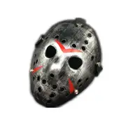 3 Pcs Horror Cosplay Costume Halloween Mask Masquerade Scary Killer Mask Props silver
