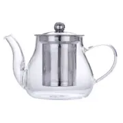 Stovetop Tea Kettle Glass Teapot Transparent with Infuser Teapots