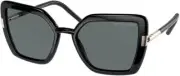 Prada 0PR09WS 1AB5Z1 54mm Polarized Black Sunglasses