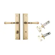 Iver Verona Door Lever Stepped Backplate Privacy Kit with Turn