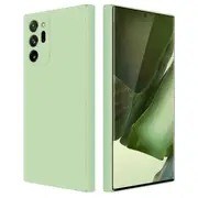 MCC For Samsung Galaxy Note20 Ultra 4G 5G Soft Liquid Silicone Shockproof Case Cover N985 N986 [Green]