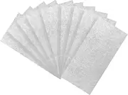 Mikinona 10pcs White Nail Fiberglass Kit Nail Tips Sturdy Salon Nail Fiber for Extension Diy Nail Art Kit for Professionals and Learners