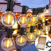 50FT LED G40 Globe String Lights Waterproof Party Outdoor Garden Festoon Lights