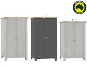 SPENCER (AUSSIE MADE) FULL HANGING WARDROBE COLLECTION - RAW