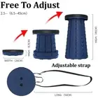 Folding Stool Portable Telescopic Chair Seat Camping Retractable Outdoor FUN DAY