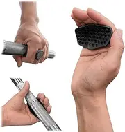 Weight Lifting Grips for Men & Women, Non-Slip Rubber Gym Grips for Hand Protection, Weightlifting Grips for Workout, Dumbbell Gripper, Deadlift Grip Pad One Size (1 Pair)