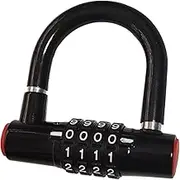 Cable Lock - Number Combination Lock | 4-Digit Padlock, Waterproof Security Lock, Anti-Theft Bike Cable for Scooters, Motorcycles, Garage, Travel, Camping, Backpacks, Suitcases Supplies