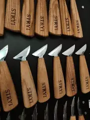 Knife for Chip Carving Woodcarving Chisels Extra Sharp Direct Manufacture STRYI