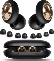 45dB Reusable Soft Ear Plugs for Sleeping Noise Cancelling 8 Ear Tips Silicone