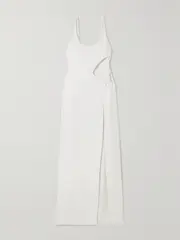 [ET OCHS] ET OCHS - Rowena Cutout Cady Gown - Ivory - US12 US 12 Ivory