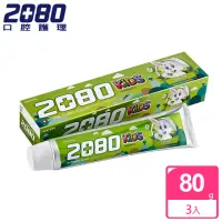 在飛比找momo購物網優惠-【韓國2080】強齒健齦兒童牙膏(蘋果80gX3入)