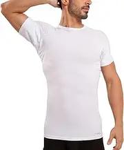 [Ejis] Sweat Defense Undershirt | Underarm Sweat Proof Micro Modal | Crew Neck