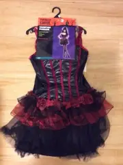 Womens Teen Totally Ghoul Vampire Dancer Costume Teen One Size Halloween