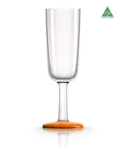Marc Newson Tritan® Forever Unbreakable Non Slip Flute 180ml - Cadmium Orange