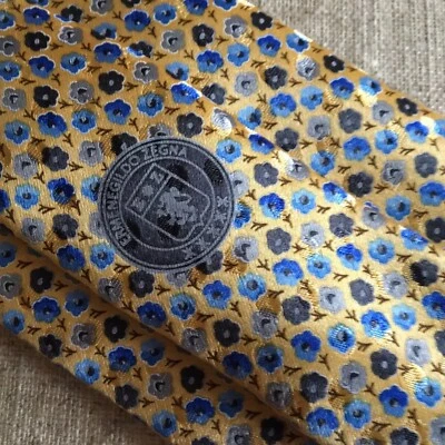 NWT ERMENEGILDO ZEGNA Multi-color Flower Designed Silk Tie, Italy