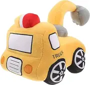 ABOOFAN Soft Stuffed Car Plush Toy for Kids Cute Tractor Doll for Birthday Party Cartoon Plush Toy for Hugging Suitable Children‘S Present