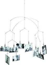 Kikkerland Clip Photo Mobile, Silver