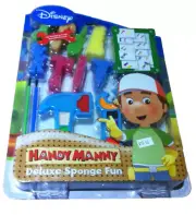 DISNEY HANDY MANNY DELUXE SPONGE FUN PAINT SET