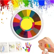 Finger Paint - 12/25 Color Funny Finger Painting Kit for Kids, Washable Finger P