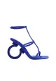 Salvatore Ferragamo Elina Leather Sandals - SALVATORE FERRAGAMO - Blue