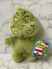 2018 Aurora Dr Seuss Grinch Plush 9” New with Tag NWT