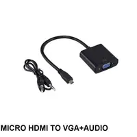 在飛比找蝦皮購物優惠-轉換器 MICRO HDMI 到 VGA 音頻輸出