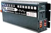 Power Inverter 3000W 4000W 5000W 6000W 8000W 12V 24V 48V 60V 72V to 220V 230V AC Transformer Voltage Converter Sine Wave Inverter with AC Sockets LED Display,for Car Caravan Truck /4287