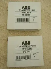 ABB DPDT Interface Relay Module RB122-24VDC, 1SNA610059R1500 (QUANTITY 2)