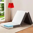 3 Inch Tri Folding Mattress Full Size with Storage Bag, Foldable Memory Foam ...
