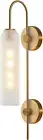 Mid Century Modern 1-Light Wall Mounted Light Brushed Gold Metal Wall Sconce Lig
