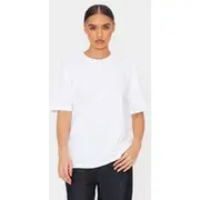 Cotton White Oversized T-Shirt, White