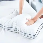 Gusseted Bed Pillows Standard Size Set of 2 Hotel Pillows 2 Pack for Side and...
