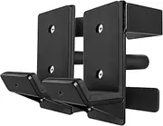 AINAFIX J Hooks for 3" x 3" Power Rack, Rubber Pad J-Hook for Power Cage, Bottom Reinforced Steel J Cups for Squat Rack (for 3"x3" Rack with 1" Hole)