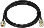 UHF PL259 Male to SO239 Female Jumper Cable For Vehicle CB Radio Ham Radio 10ft