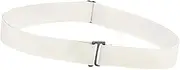 [Vaveren] Women No Show Invisible Belt Elastic Stretch Waist Belt with Flat Buckle