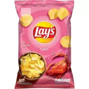 1 packs Lay's potato chips 120 g with crab flavor
